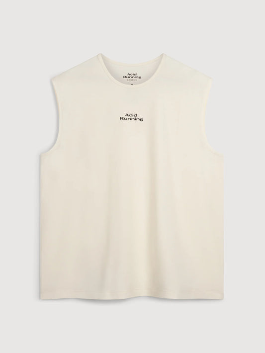 Acid Running Logo Tank - Bone