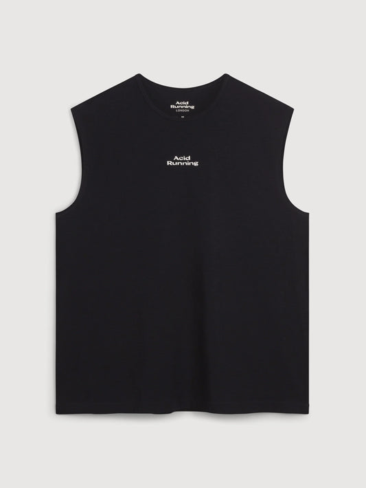 Acid Running Logo Tank - Black