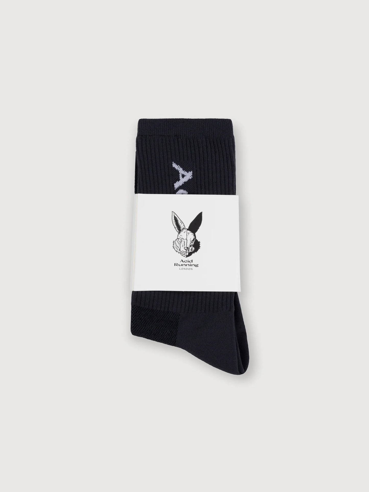 Acid Running Logo Socks - Black