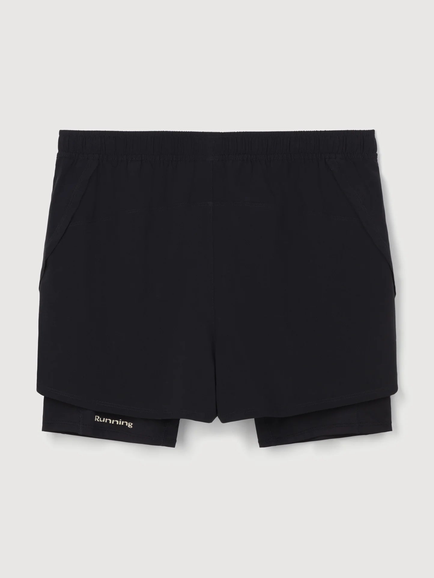 Acid Running 2-in-1 Shorts - Black