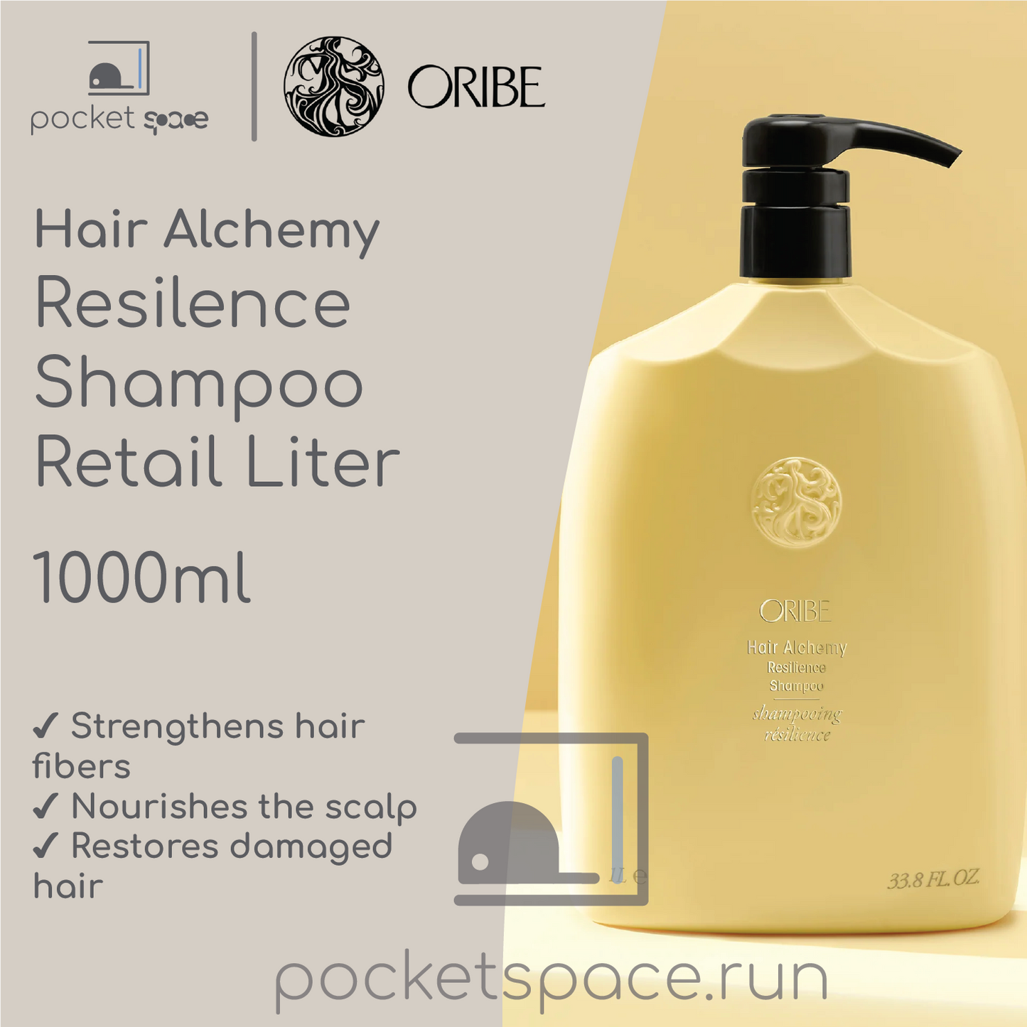 Oribe Hair Alchemy Resilence Shampoo Retail Liter* - 1000ml