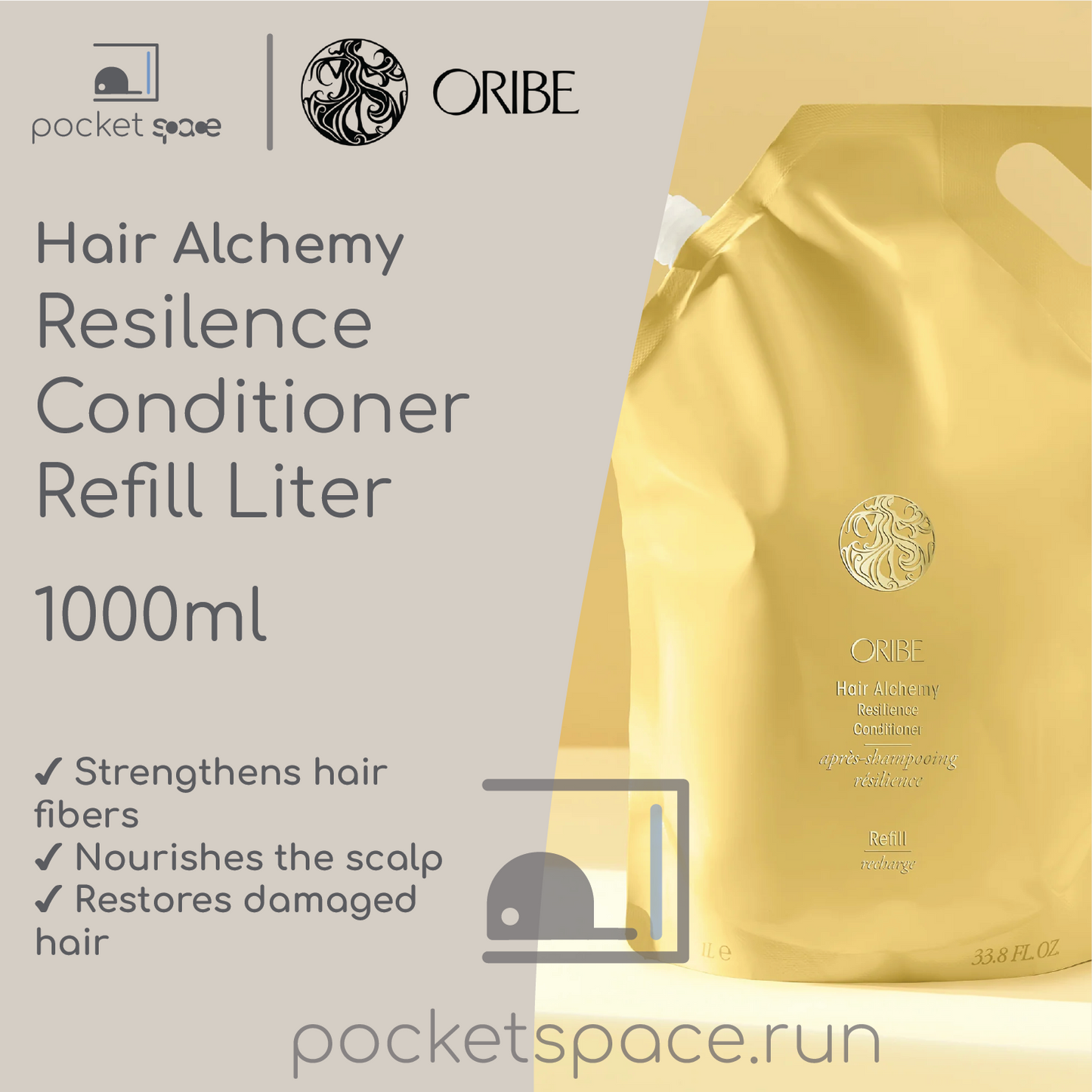 Oribe Hair Alchemy Resilence Conditioner Refill Liter* - 1000ml