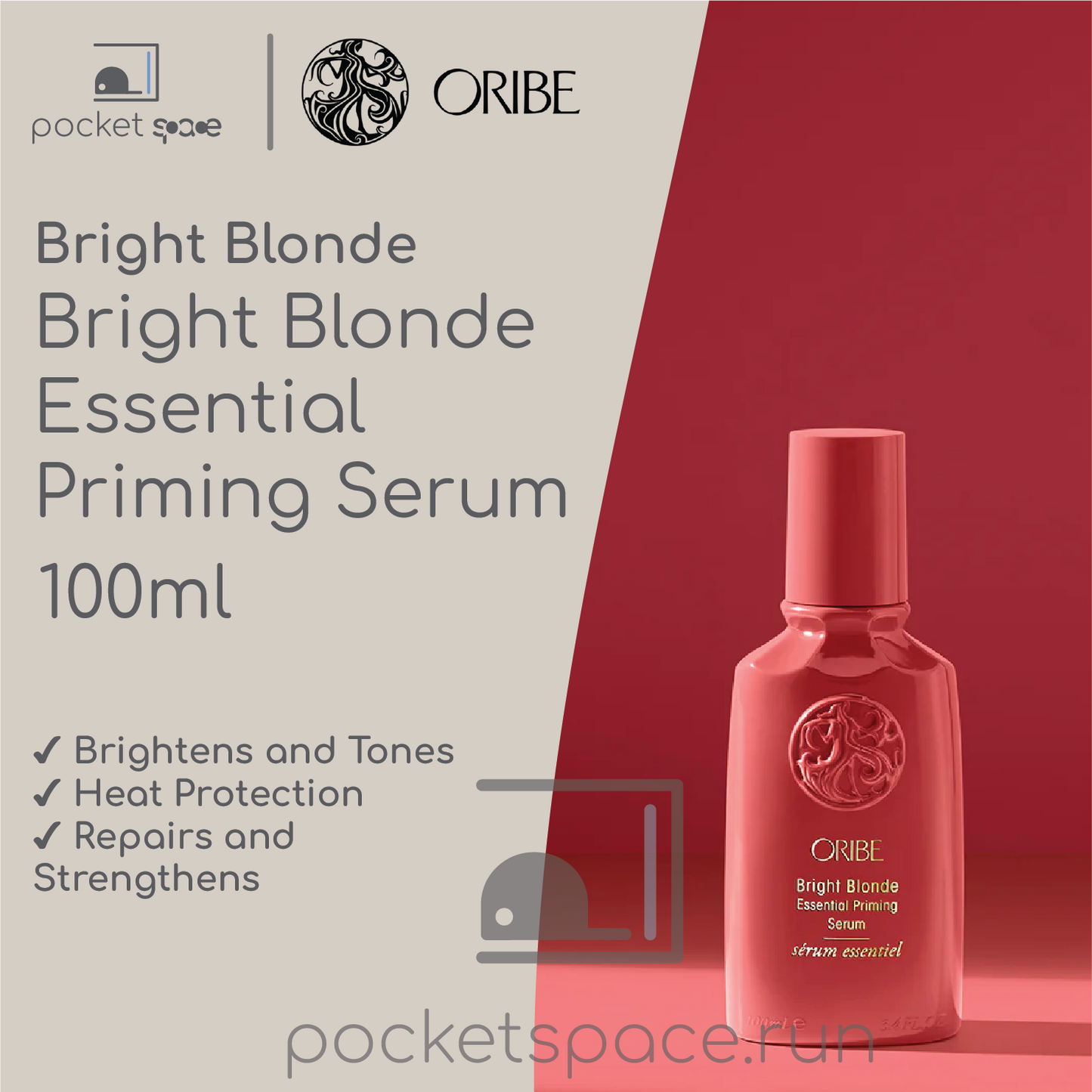 Oribe Beautiful Color Bright Blonde Priming Serum - 100ml