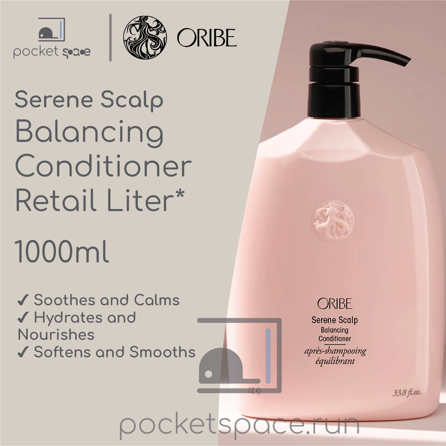 Oribe Serene Scalp Balancing Conditioner Retail Liter* - 1000ml